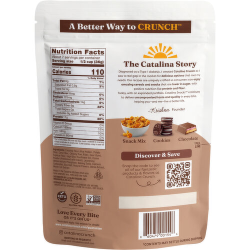 Catalina Crunch Dark Chocolate Protein Cereal