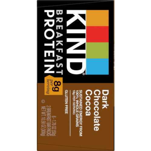 Kind Dark Chocolate Cocoa Breakfast Bars