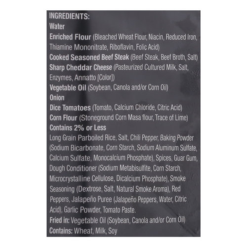 Tina's Chimichangas, Steak & Cheddar Cheese, 14 Pack