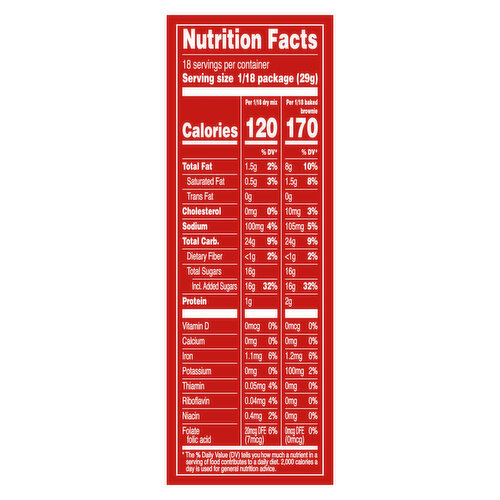 Duncan Hines Brownie Mix, Dark Chocolate Fudge, Family Size