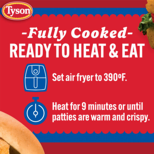Tyson Frozen Chicken Patties Family Pack