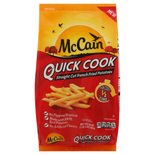McCain French Fried Potatoes, Quick Cook, Straight Cut
