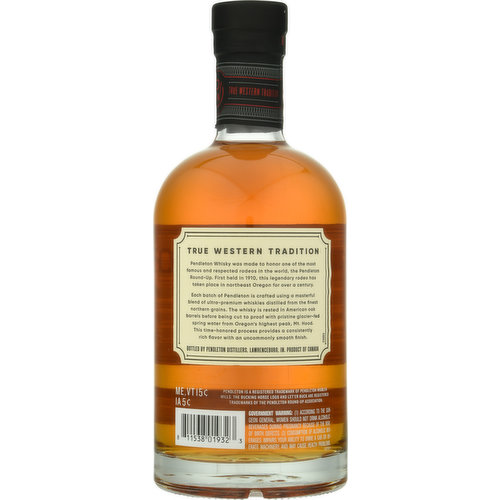 Pendleton Whisky, Canadian, Blended
