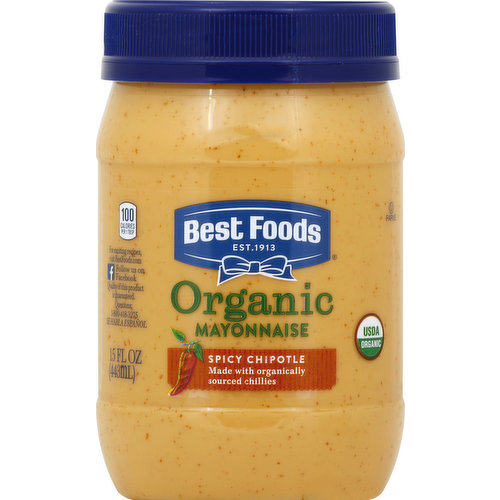 Best Foods Mayonnaise, Organic, Spicy Chipotle
