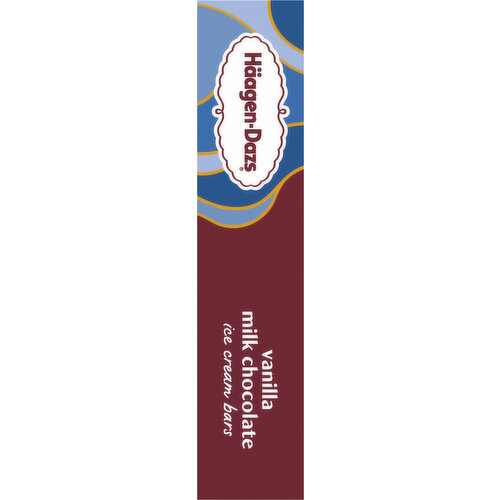 Haagen-Dazs Vanilla Milk Chocolate Ice Cream Snack Bars