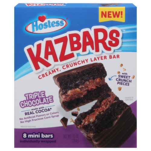 Hostess Mini Bars, Triple Chocolate