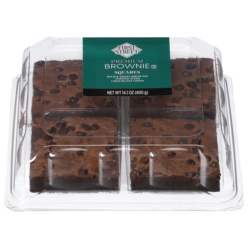 First Street Brownie, Squares, Premium