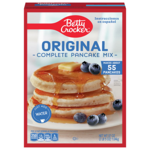 Betty Crocker Pancake Mix, Original, Complete