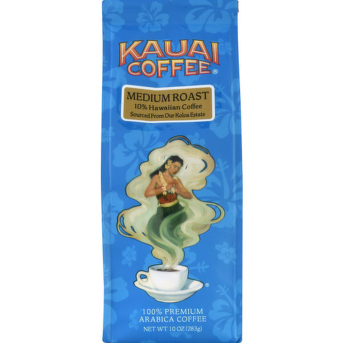 Kauai Coffee Coffee, Arabica, 100% Premium, Medium Roast