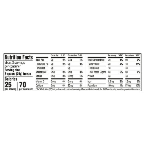 Birds Eye Asparagus Spears