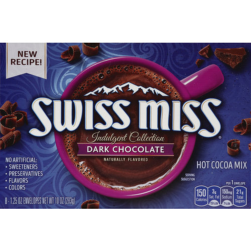 Swiss Miss Hot Cocoa Mix, Dark Chocolate Sensation