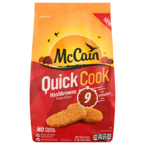 McCain Potato Patties, Hashbrowns, Quick Cook