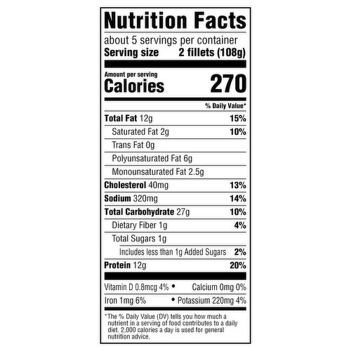 Van de Kamp's Crunchy Breaded Fillets