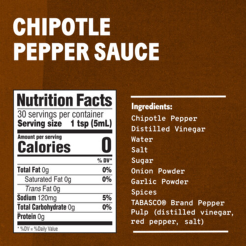 Tabasco Chipotle Pepper Sauce