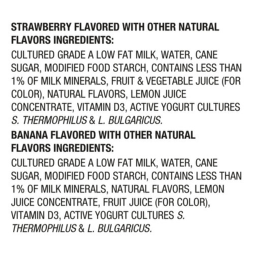 Danimals Banana/Strawberry Smoothie
