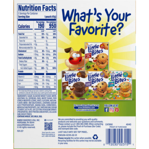 Entenmann's Vanilla Muffins