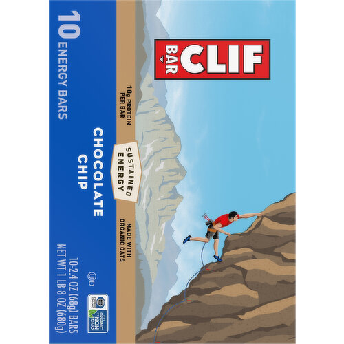 Clif Bar Chocolate Chip Energy Bars