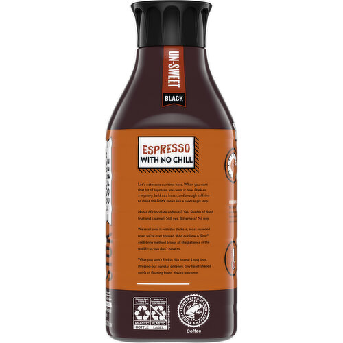 Stok Espresso Blend Darkest Roast Un-Sweet Black Cold Brew Coffee