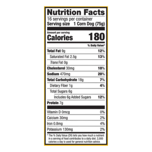 Foster Farms Corn Dogs, Honey Crunchy