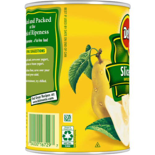 Del Monte Sliced Pears