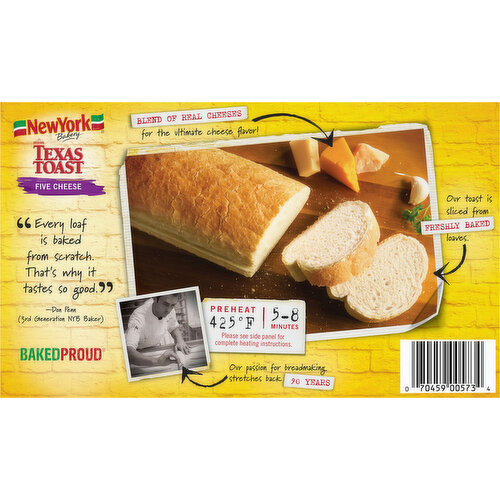 New York Bakery Texas Toast, Five Cheese, The Original
