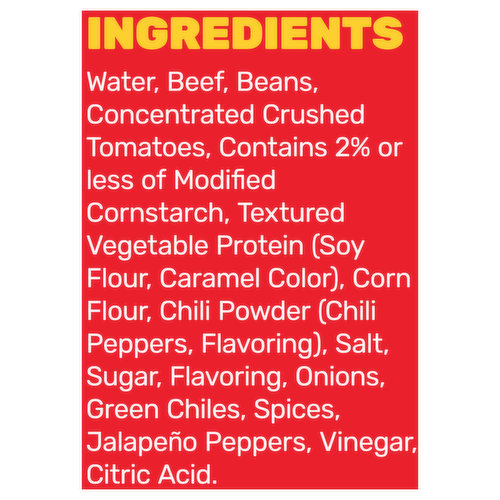Hormel Chili Chunky Beef Chili