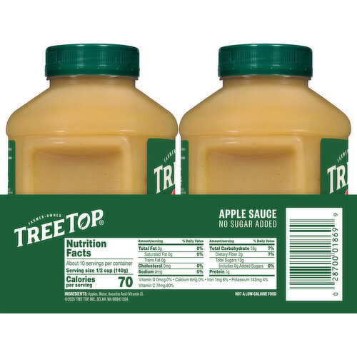 Tree Top No Sugar Added Apple Sauce