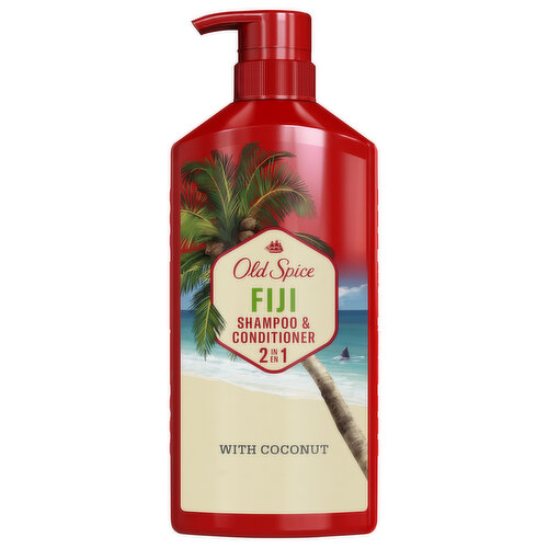 Old Spice Shampoo & Conditioner, Fiji, 2 In 1