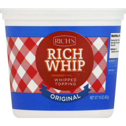 Rich's Whipped Topping, Original