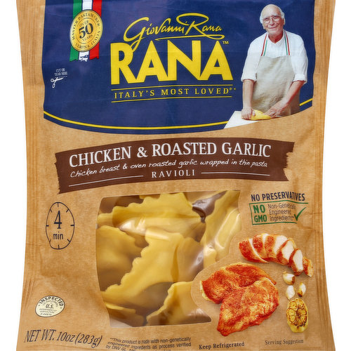 Rana Ravioli, Chicken & Roasted Garlic