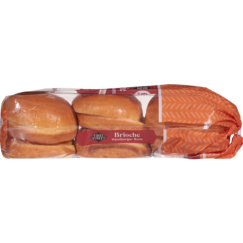 First Street Hamburger Buns, Brioche