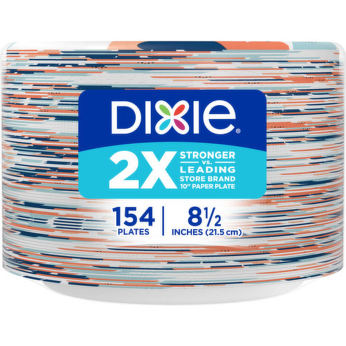 dixie paper plates, 8-1/2 Inch 
