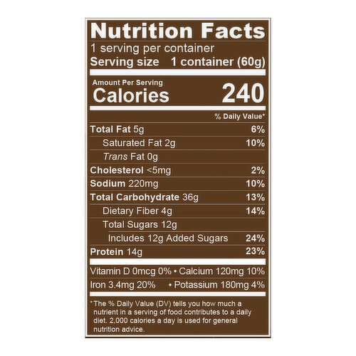 Kodiak Protein-Packed Chocolate Chip Oatmeal