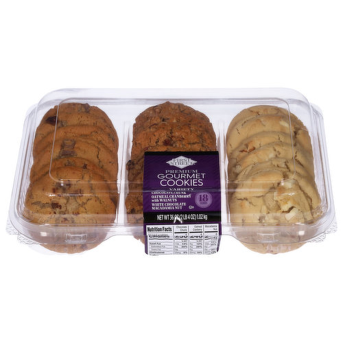 First Street Gourmet Cookies, Premium, Variety