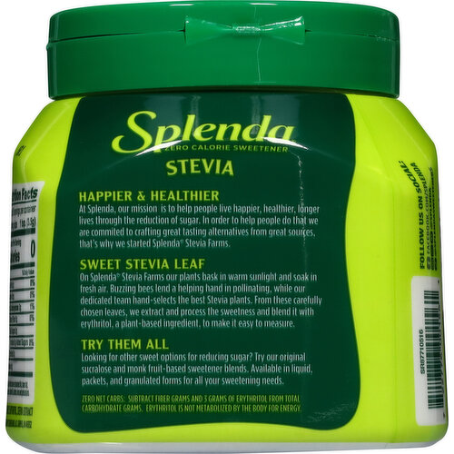 Splenda Zero Calorie Sweetener Stevia