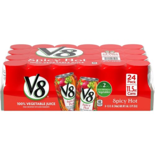 V8 Spicy Vegetable Juice, 11.5 oz