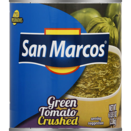 San Marcos Green Tomato, Crushed