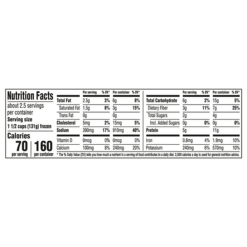 Birds Eye Cheesy Sauced Broccoli