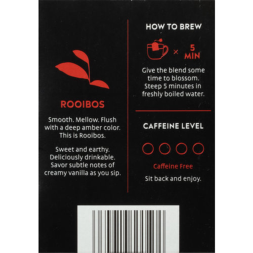 Choice Organics Herbal Tea, Rooibos, Bags