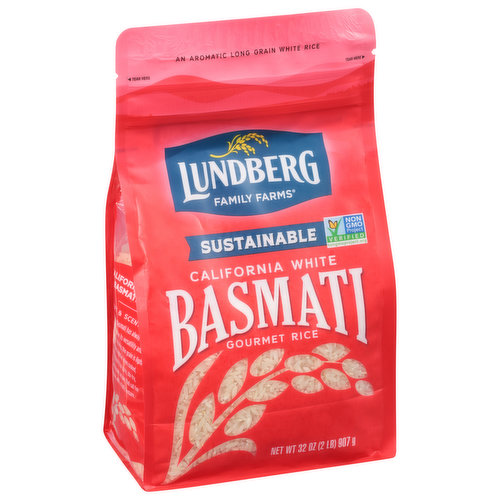 Lundberg Family Farms Rice, Gourmet, California White, Basmati