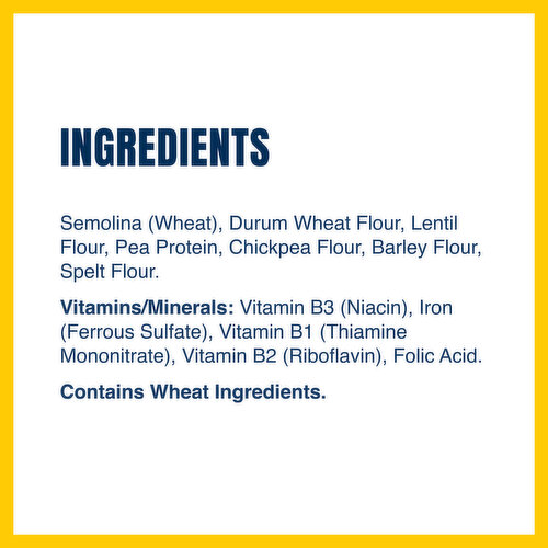 Barilla (Plus) Spaghetti Pasta - plant based pasta - Made from Lentils, Chickpeas & Peas - Non-GMO, Kosher Certified and Vegan