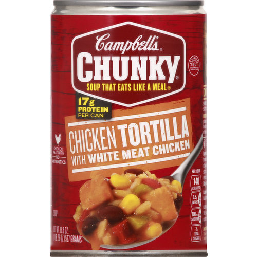 Campbell's Soup, Chicken Tortilla with White Meat Chicken