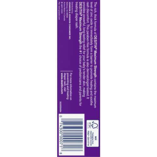 Desitin Paste Maximum Strength Diaper Rash Ointment