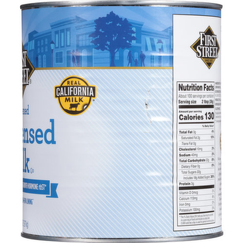 First Street Condensed Milk, Sweetened