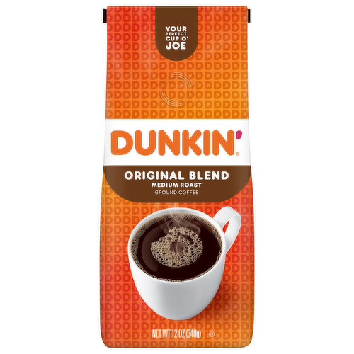 Dunkin' Coffee, Ground, Medium Roast, Original Blend