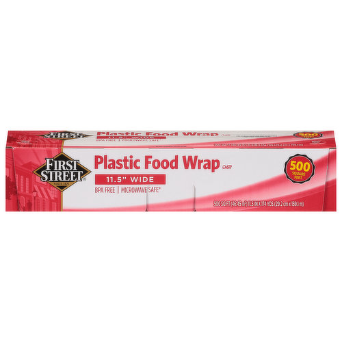 First Street Plastic Food Wrap,11.5 Inch Wide