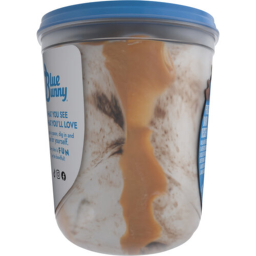 Blue Bunny Frozen Dairy Dessert, Bunny Tracks
