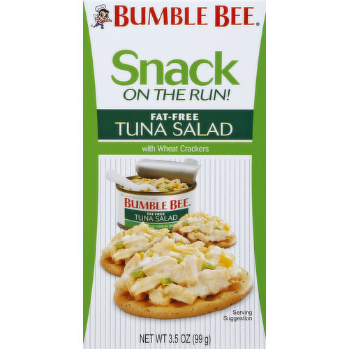 Bumble Bee Tuna Salad, Fat-Free, with Wheat Crackers