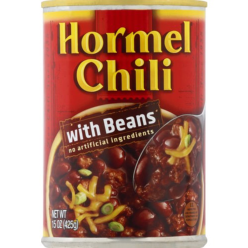 Hormel Chili, with Beans