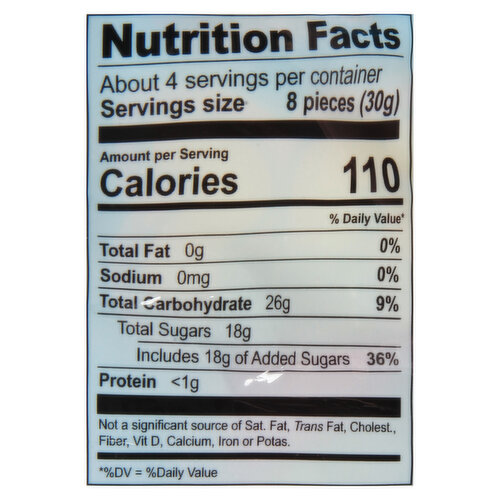 Rips Candy, Fat Free, Strawberry, Bite Size